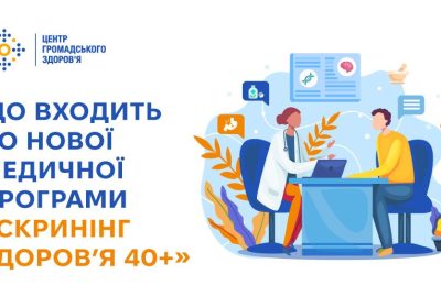 «Скринінг здоровʼя 40+»