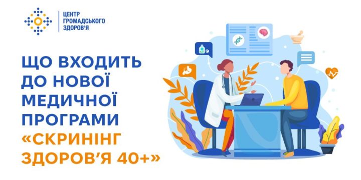 «Скринінг здоровʼя 40+»